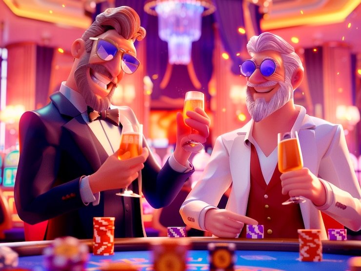 Virtual entertainment menampilkan berbagai tema dan interaksi server-hosted